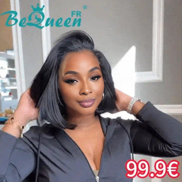 BeQueen 99.9€ = 1 glueless wig “Wendy” Custom Wig Bob Straight Ready to wear 13x4