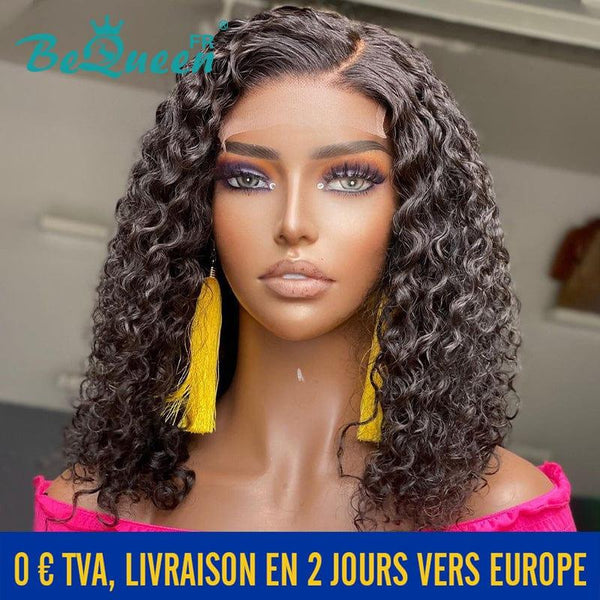 BeQueen Achetez 3 Perruques Prix Cassé “Paula” Perruque Bob Curly Wave avec Lace Closure En France