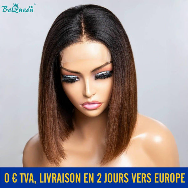 BeQueen "Adelaide" Lace Closure Bob Wig 4x4 in France for 48-hour delivery without VAT. 