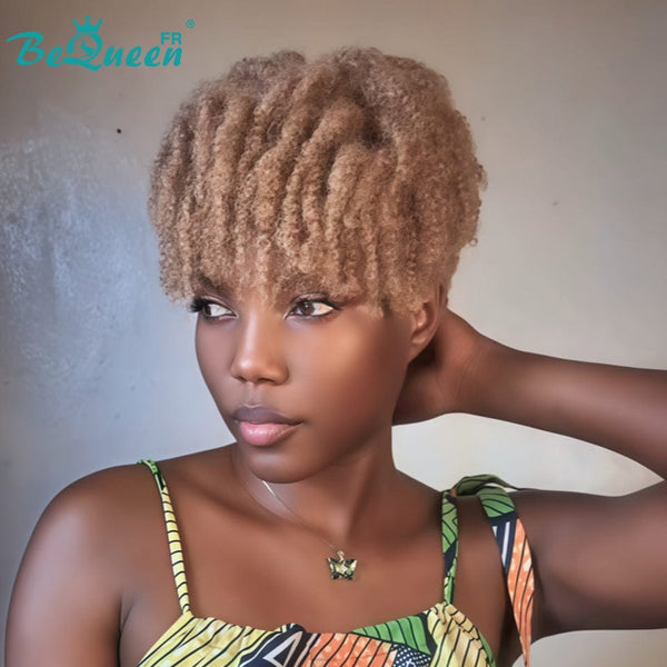 BeQueen “Helno” Pixie Wig with Twist Braid Full Lace Glueless