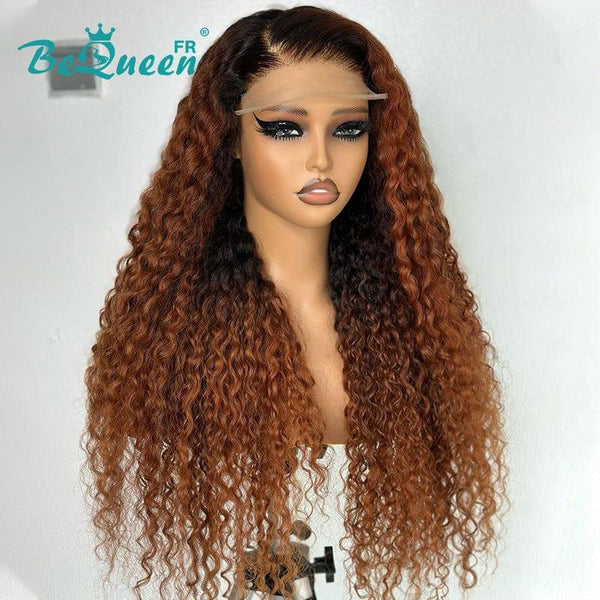 Bequeen "Berang" Long Deep wave Wig with Lace Closure 