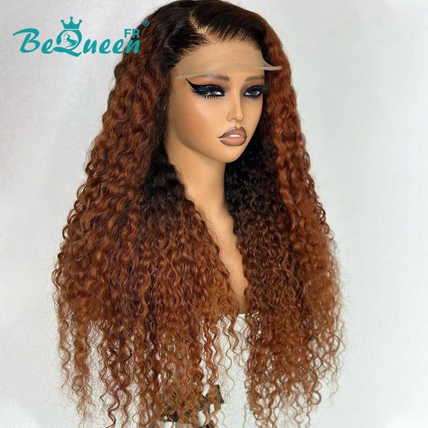 Bequeen "Berang" Long Deep wave Wig with Lace Closure 