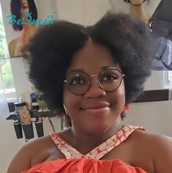 BeQueen “Brittany” Perruque Pixie Afro V-part