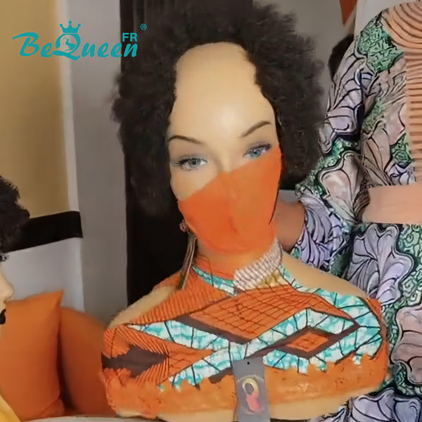 BeQueen “Brittany” Perruque Pixie Afro V-part