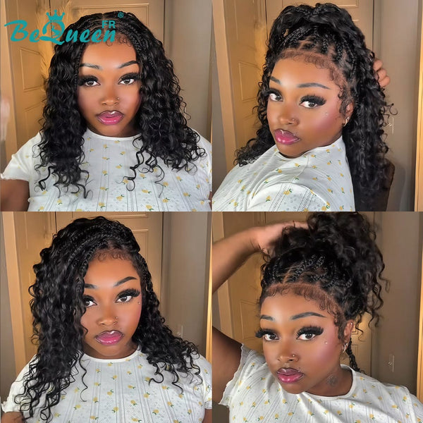 BeQueen “Clio" Perruque curly avec Tresse 16 pouces