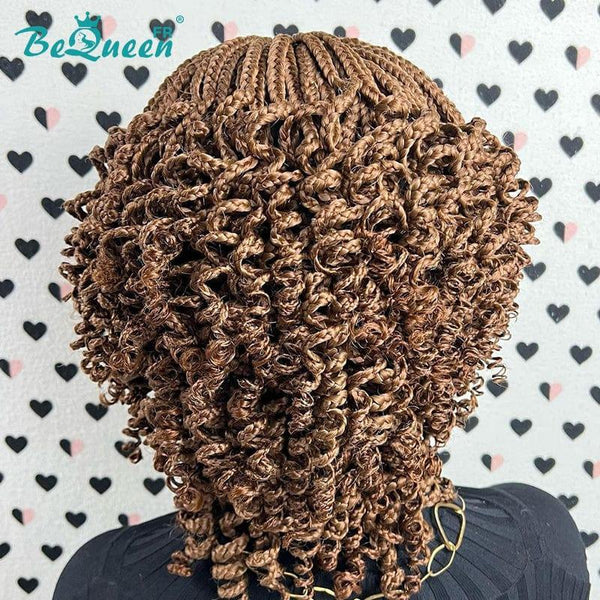 BeQueen "Erskine" Perruque Court avec Lace Closure en nattes