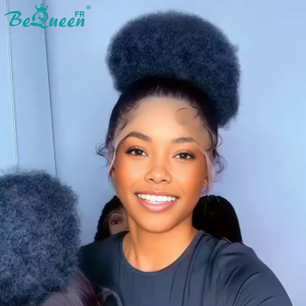BeQueen „Florance“ volle Lace-Perücke mit Afro-Dutt