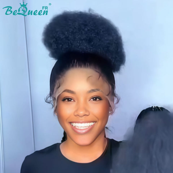 BeQueen „Florance“ volle Lace-Perücke mit Afro-Dutt