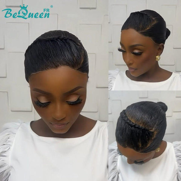 BeQueen "Florance" Full Lace Wig with Braid and Bun 