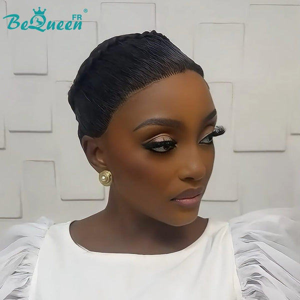 BeQueen "Florance" Full Lace Wig with Braid and Bun 