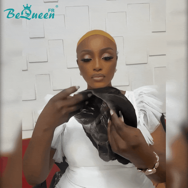 BeQueen "Florance" Full Lace Wig with Braid and Bun 