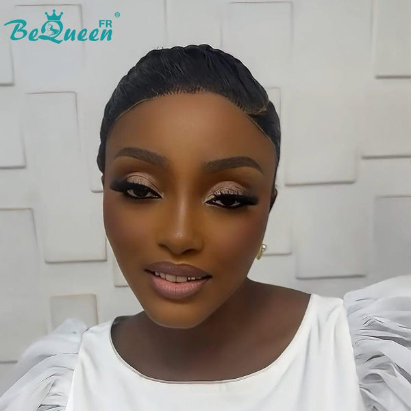 BeQueen "Florance" Full Lace Wig with Braid and Bun 