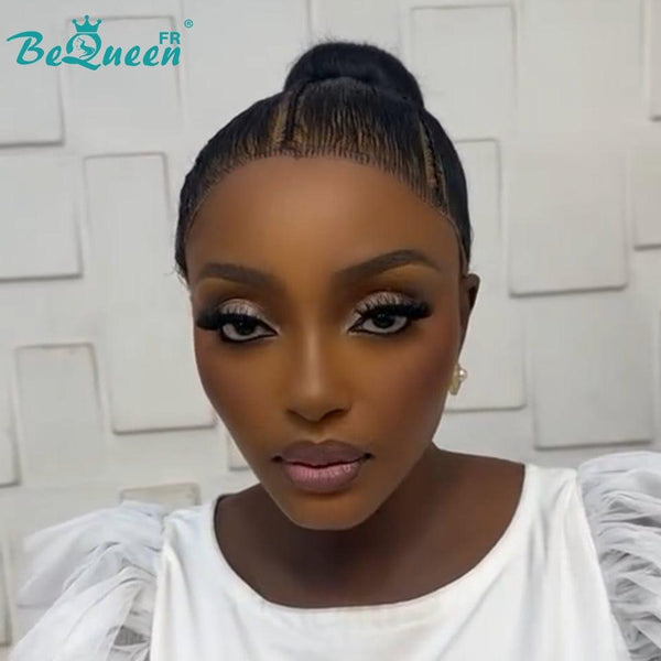 BeQueen "Florance" Full Lace Wig with Braid and Bun Style 3 