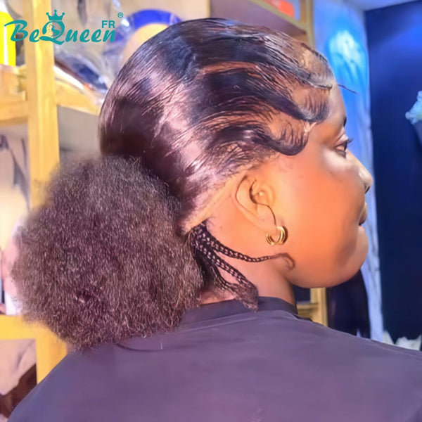 BeQueen “Florance” Full Lace Wig with Braid and Bun Style 5