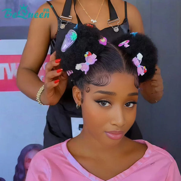 BeQueen "Florance" Full Lace Wig with Double Braided Buns