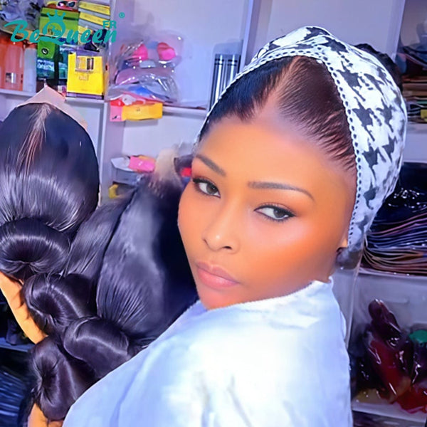 BeQueen “Florance” Straight Full Lace Wig with Ponytail