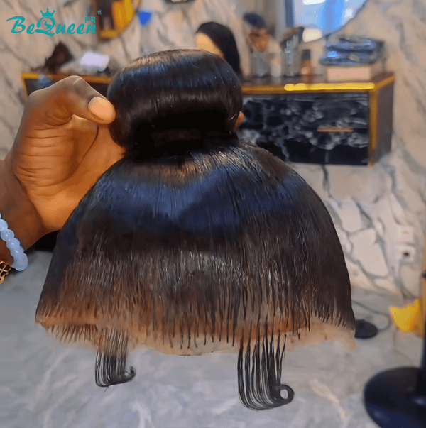 BeQueen “Florance” Straight Full Lace Wig with Ponytail