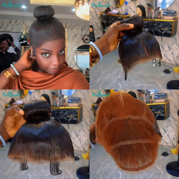 BeQueen “Florance” Straight Full Lace Wig with Ponytail