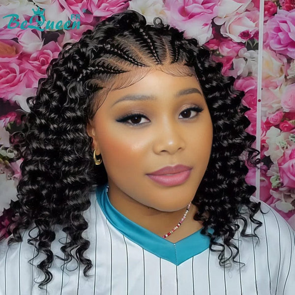 BeQueen „Teese“ Perücke mit langem Zopf und Frontalspitze 