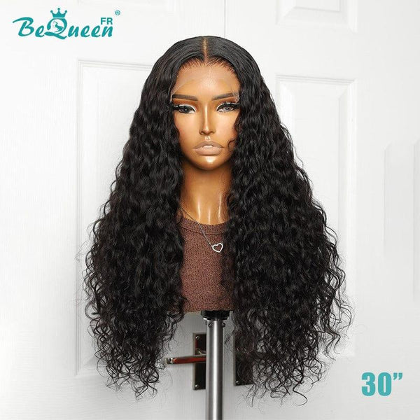 Bequeen "Jessie" Prix Déstockage Perruque Longue Deep wave avec Lace Closure 4X4 30 pouces