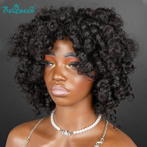 BeQueen "Juanita" Wig with Fringe Egg Curl 