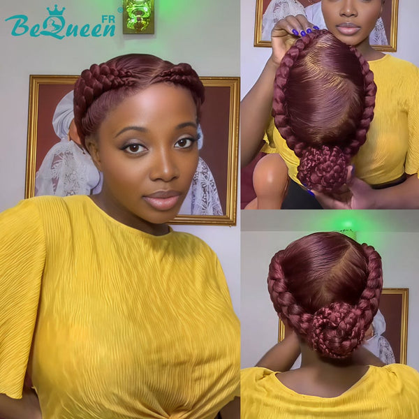 BeQueen "Lucke" Perücke mit Zöpfen Vollperle 