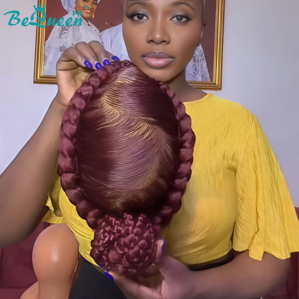 BeQueen "Lucke" Perücke mit Zöpfen Vollperle 