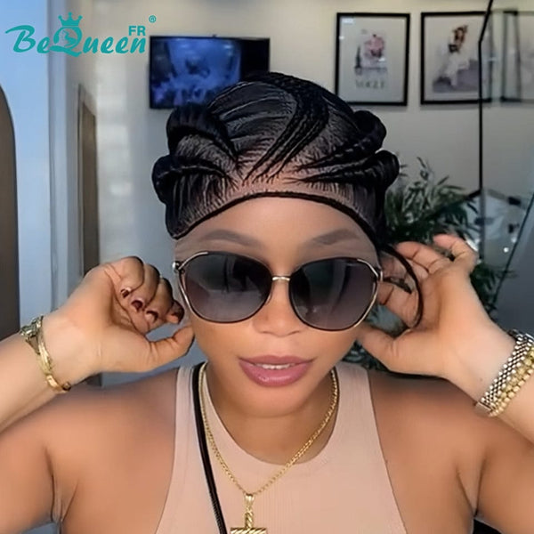 BeQueen “Lucye" Perruque avec 5 Tresses Full lace style 2