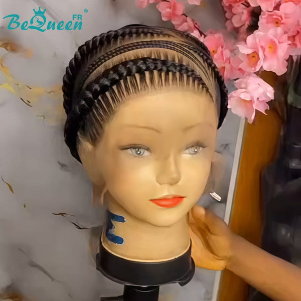 BeQueen “Lucye” Wig with 5 Braids Full lace