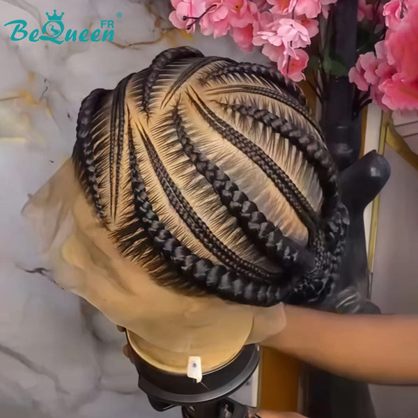 BeQueen “Lucye” Wig with 5 Braids Full lace