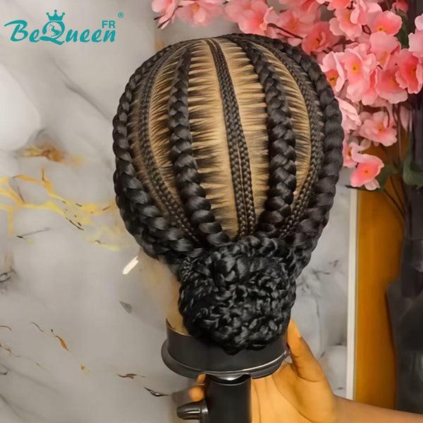 BeQueen “Lucye” Wig with 5 Braids Full lace