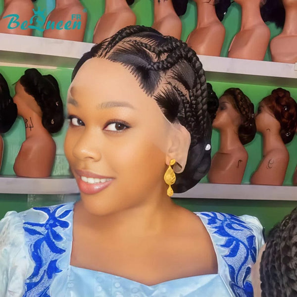 BeQueen „Lucye“ Perücke mit 5 Zöpfen Full lace