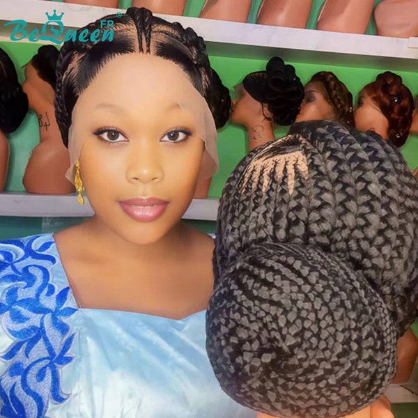 BeQueen „Lucye“ Perücke mit 5 Zöpfen Full lace