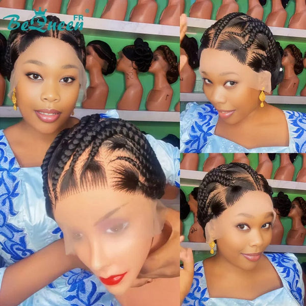 BeQueen „Lucye“ Perücke mit 5 Zöpfen Full lace