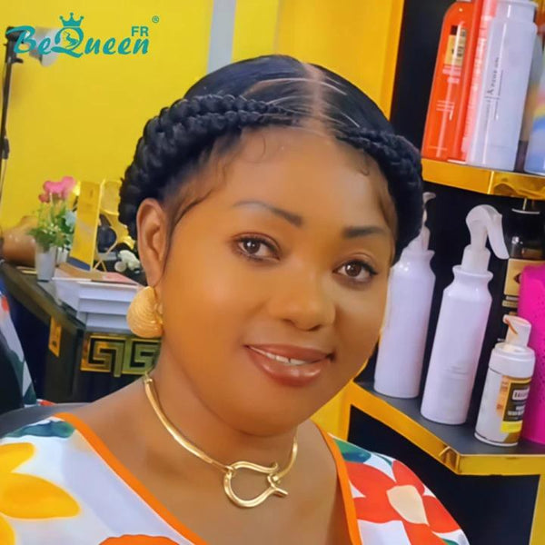 BeQueen “Lucye" Perruque avec 5 Tresses Full lace style 8