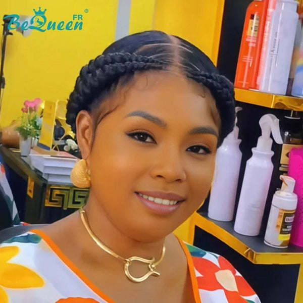 BeQueen “Lucye” Wig with 5 Braids Full lace style 3