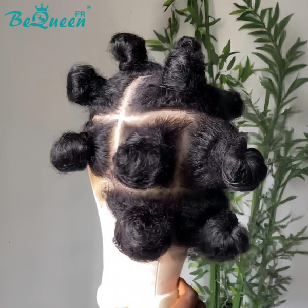 BeQueen “Luyie" Perruque avec plusieurs petits pains Full lace