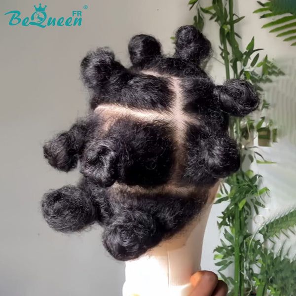 BeQueen “Luyie" Perruque avec plusieurs petits pains Full lace