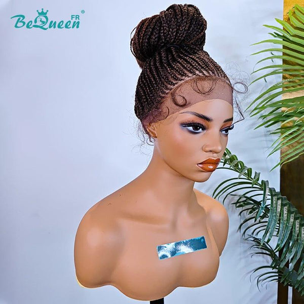 BeQueen "Moira" Perruque nattes Dentelle Pleine