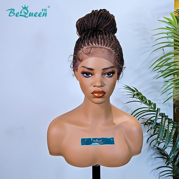 BeQueen "Moira" Perruque nattes Dentelle Pleine