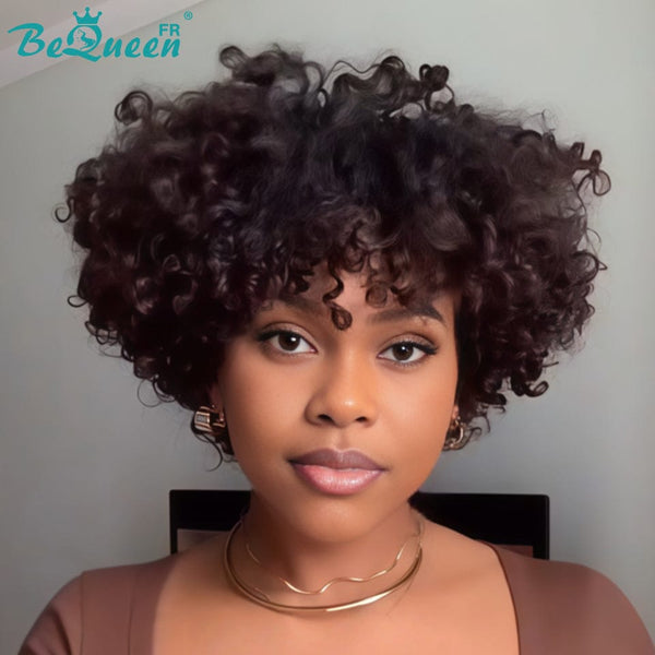 BeQueen “Unelle” Pixie Wig with Full Ace Twist Braid Glueless Style 2