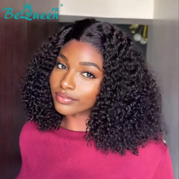 BeQueen “Paula” Custom Wigs Glueless Bob Curly Wave Ready to Wear with 13x4 Lace