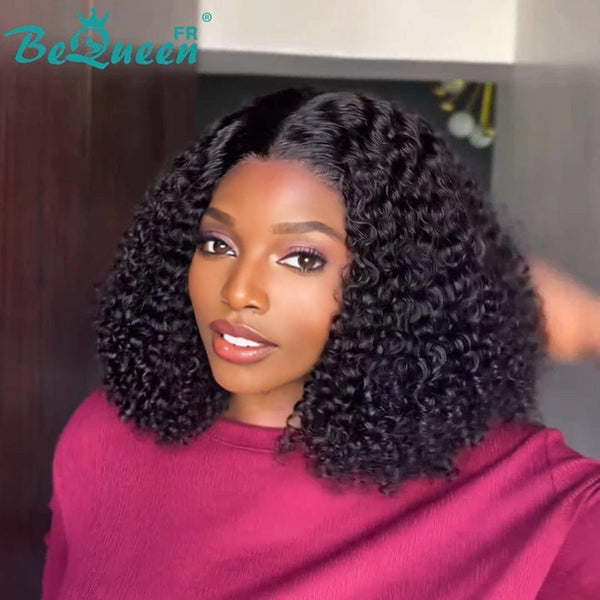 BeQueen “Paula” Custom Wigs Glueless Bob Curly Wave Ready to Wear with 13x4 Lace