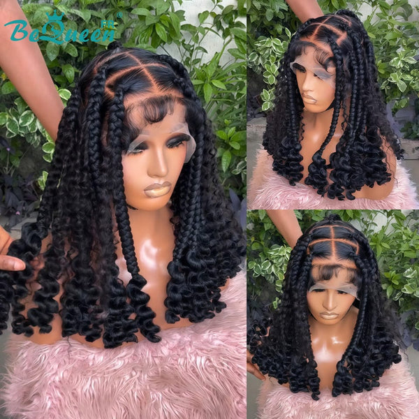 BeQueen “Pefuge” Long Braid Wig with Full Lace Style 2