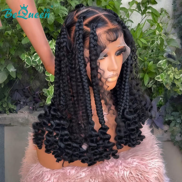 BeQueen “Pefuge” Long Braid Wig with Full Lace Style 2