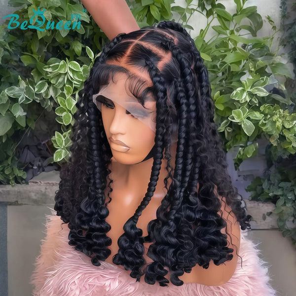 BeQueen “Pefuge” Long Braid Wig with Full Lace Style 2