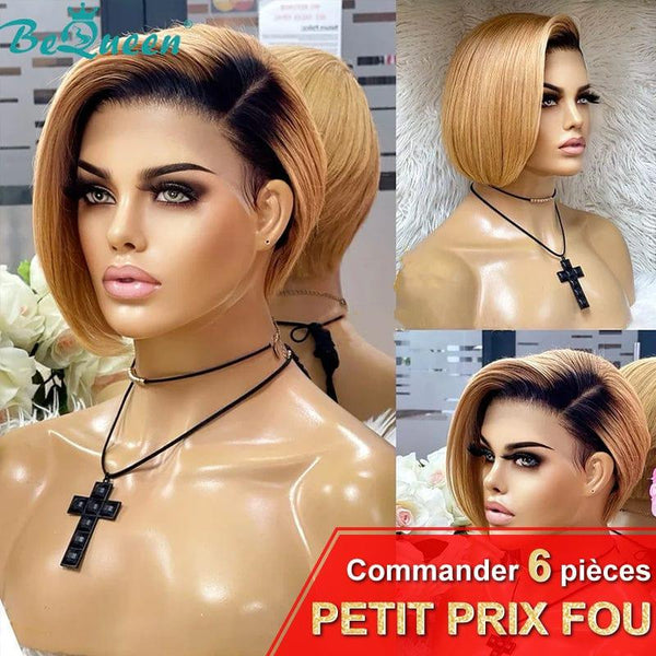 BeQueen „Amber“ Perücke Black Root and Honey CRAZY Niedriger Preis 