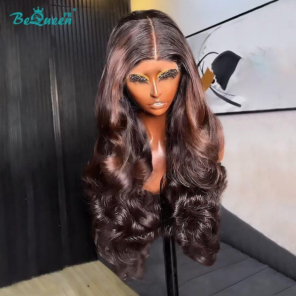 BeQueen Perruque "Ashley" en Frontale Densité 250%