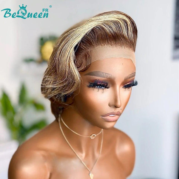 BeQueen „Betty“ Perücke Braun mix Honey CRAZY Niedriger Preis 