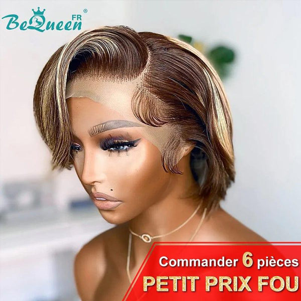 BeQueen „Betty“ Perücke Braun mix Honey CRAZY Niedriger Preis 